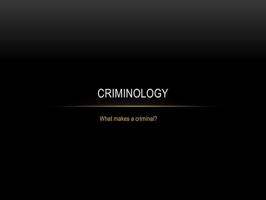 PPT - 犯罪学 PowerPoint プレゼンテーション、 高画質の壁紙
