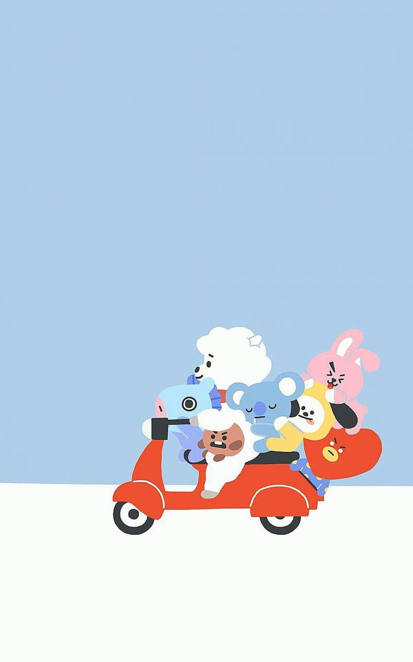 Bt21 bt21 chimmy tata cooky RJ mang [] for your , Mobile & Tablet. Explore Android BT21 Halloween . Android BT21 Halloween , BT21 HD phone wallpaper