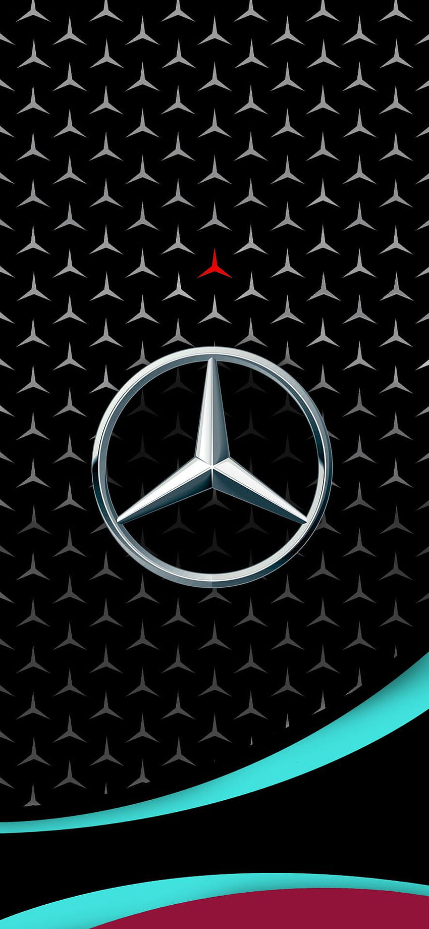 Mercedes 2020 nera, Mercedes AMG Petronas F1 Sfondo del telefono HD