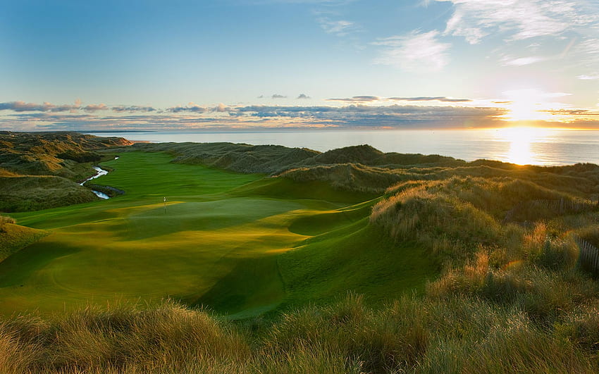 Scotland Golf Course HD wallpaper