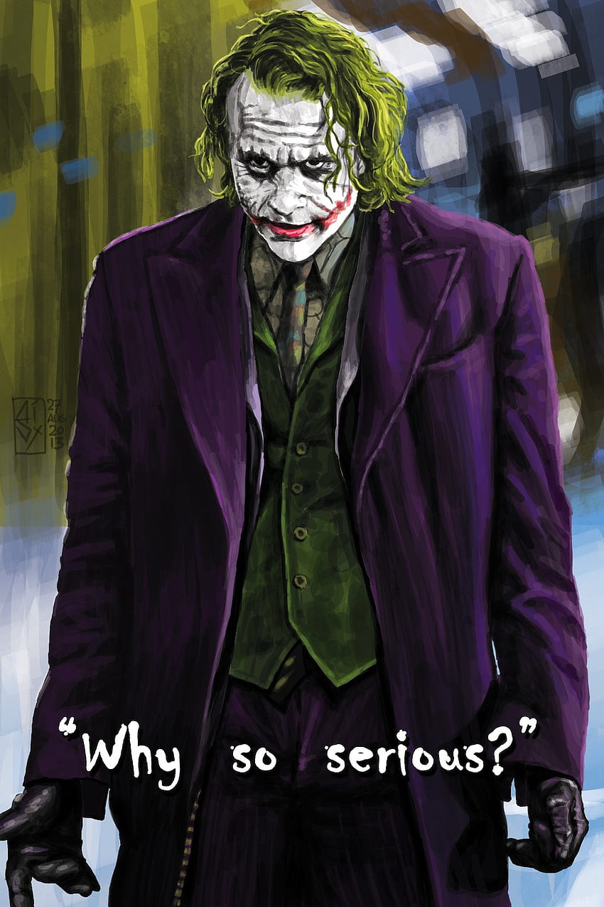 Heath Ledger Joker HD telefon duvar kağıdı