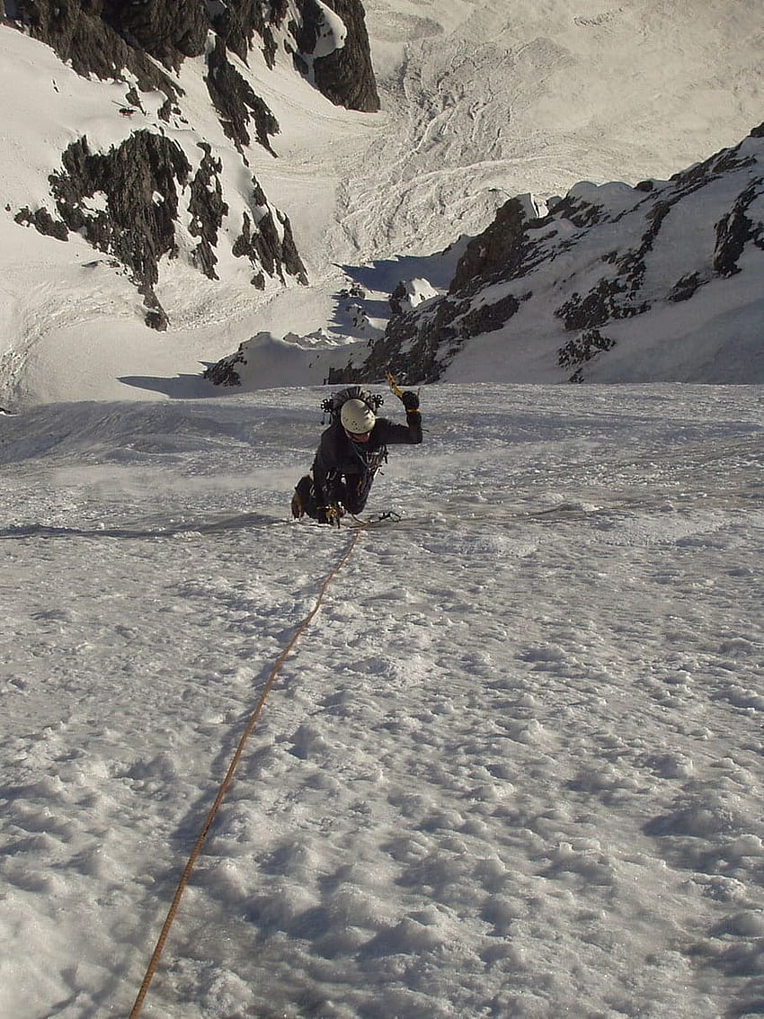 : mountaineering, ice, ice wall, north wall, winter, Alpinism HD phone wallpaper