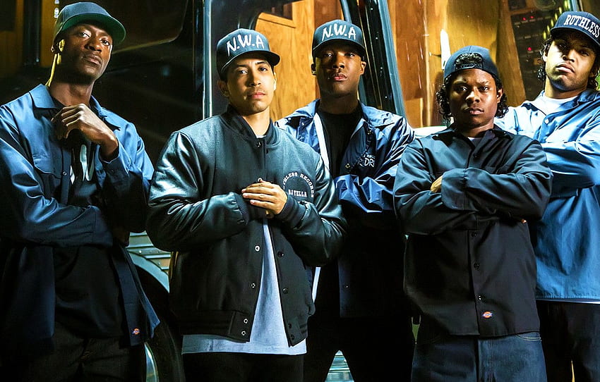 Ice Cube, N.W.A, Dr. Dre, Straight Outta Compton, Straight Out Of Compton, Voice Of The Streets, DJ Yella, MC Ren, Eazy E For , Section фильмы Sfondo HD