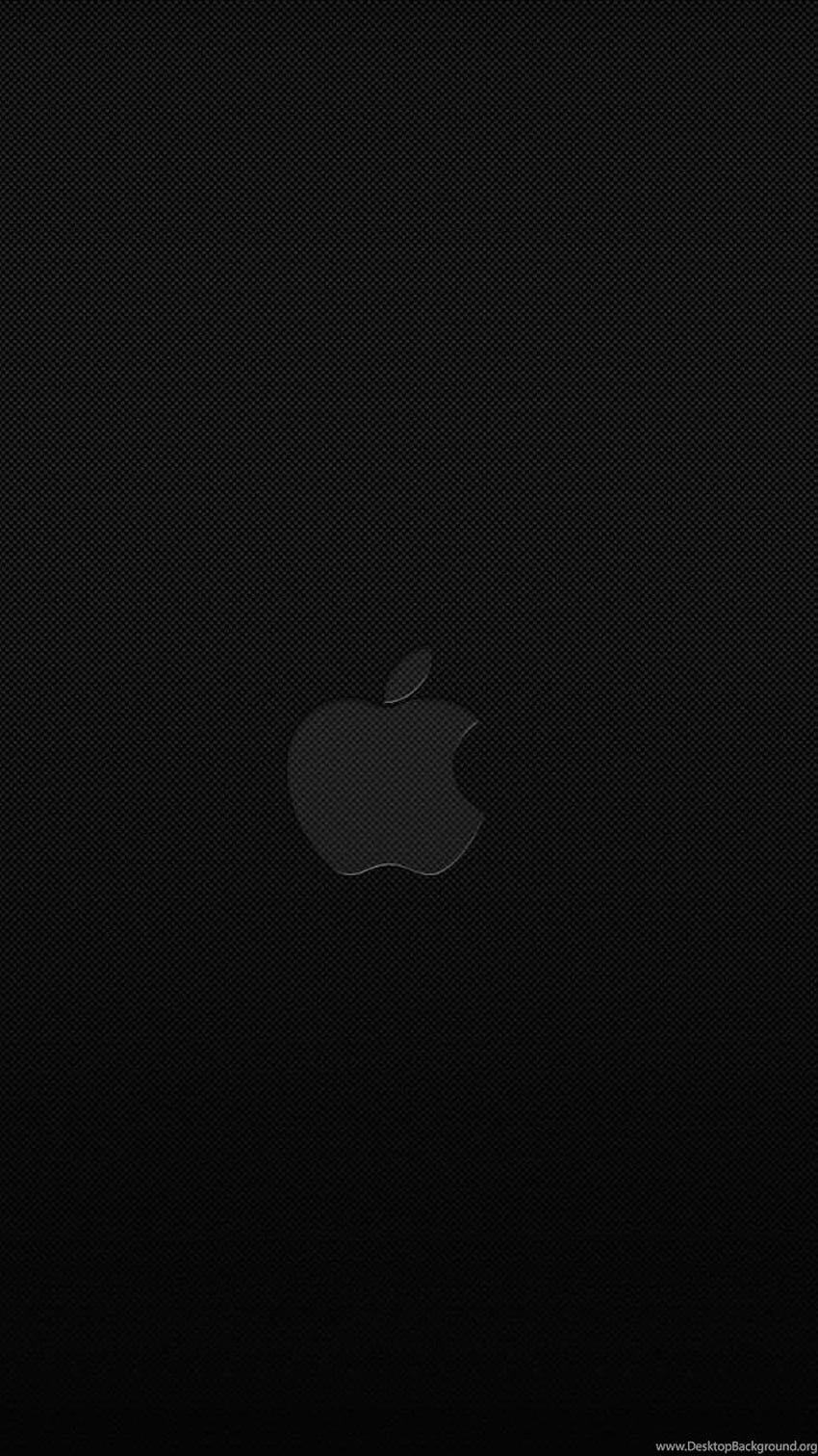 Black iPhone For iPhone 6 Black Apple LOGO. Background HD phone wallpaper