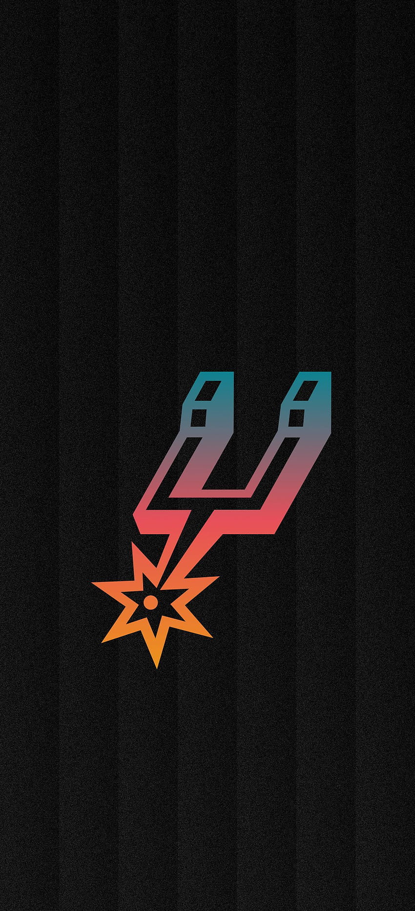 San Antonio Spurs Degradesi . San antonio Spurs basketbolu, San antonio Spurs logosu, Spurs logosu HD telefon duvar kağıdı