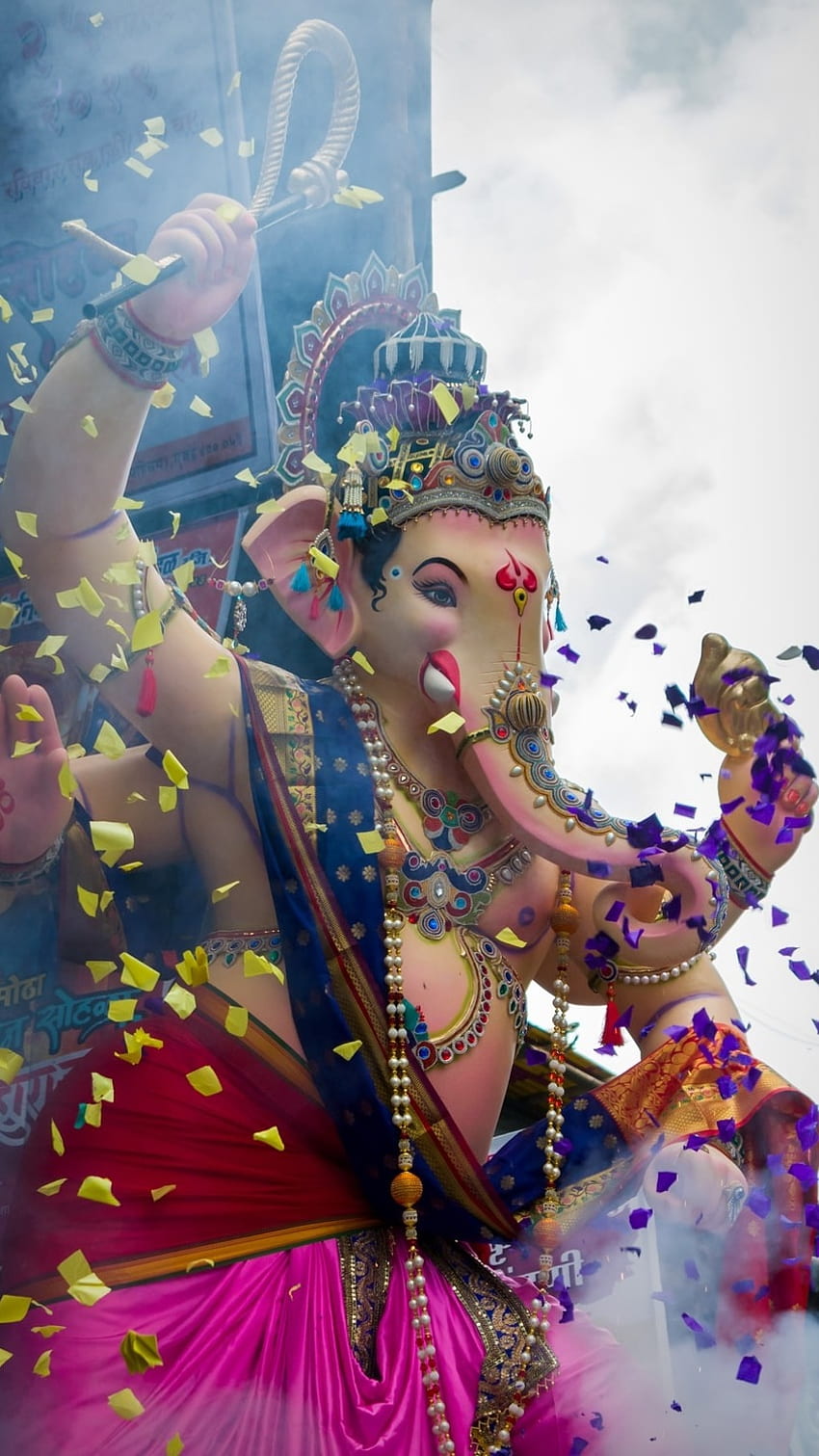 Ganpati, Ganesh, Aagman fondo de pantalla del teléfono
