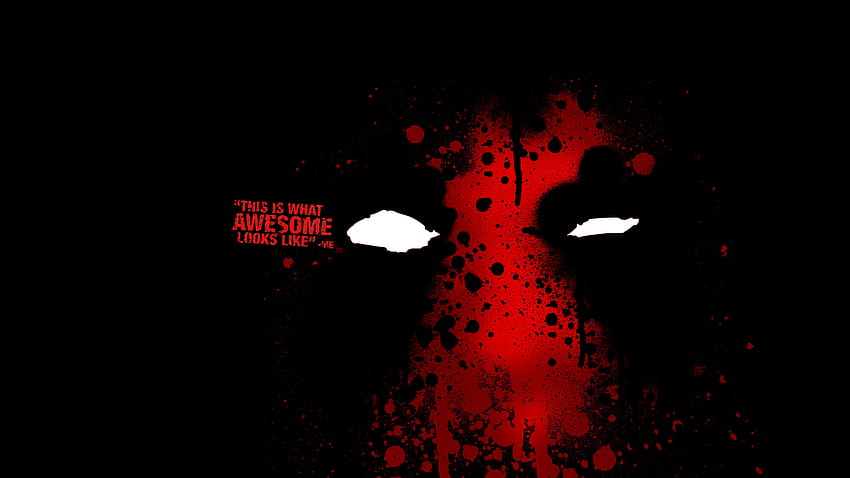 Deadpool Channel Art for YouTube. Deadpool , Marvel comics , Deadpool, Half Black Half Red HD wallpaper