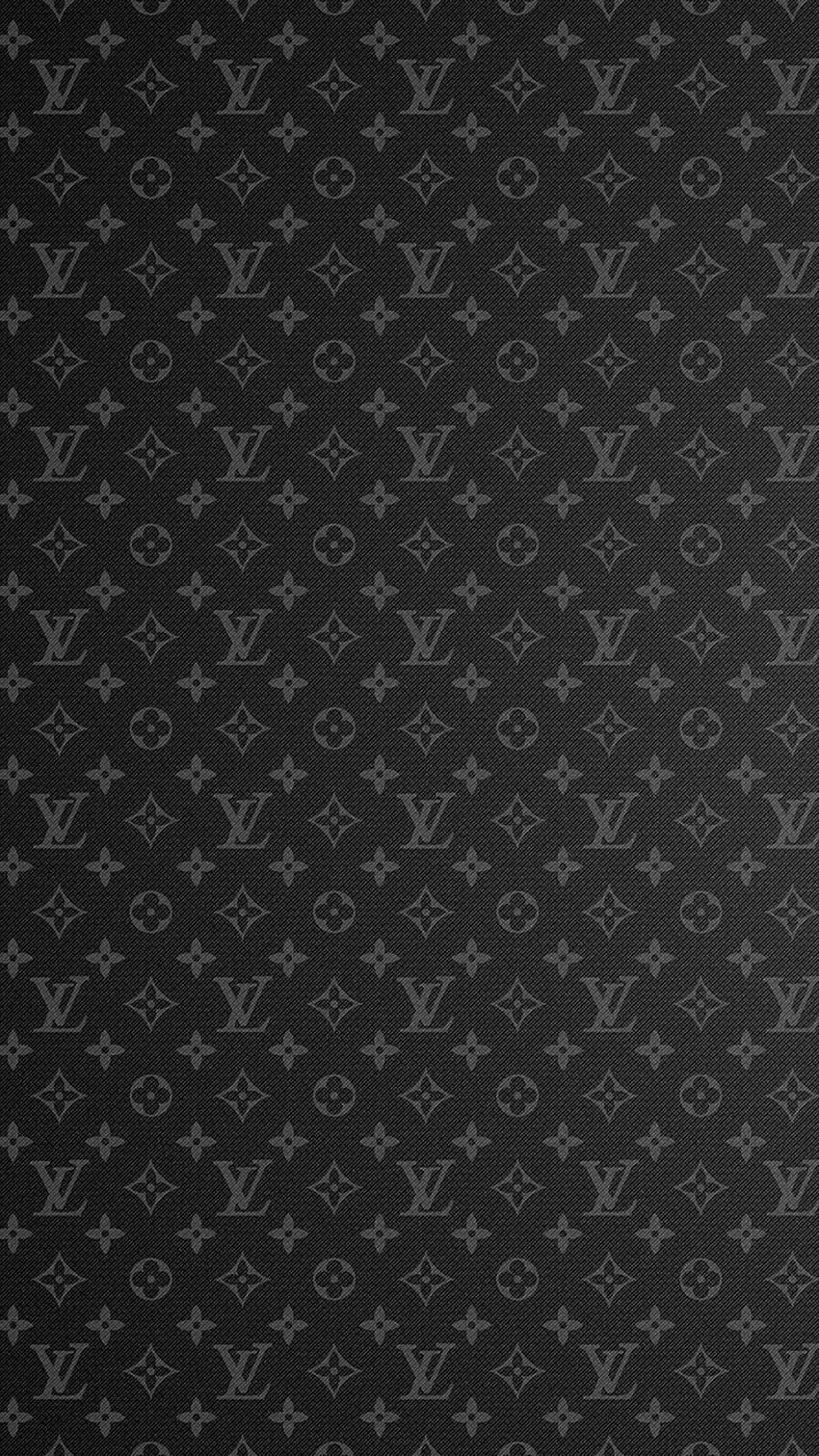 Black Louis Vuitton iPhone HD phone wallpaper