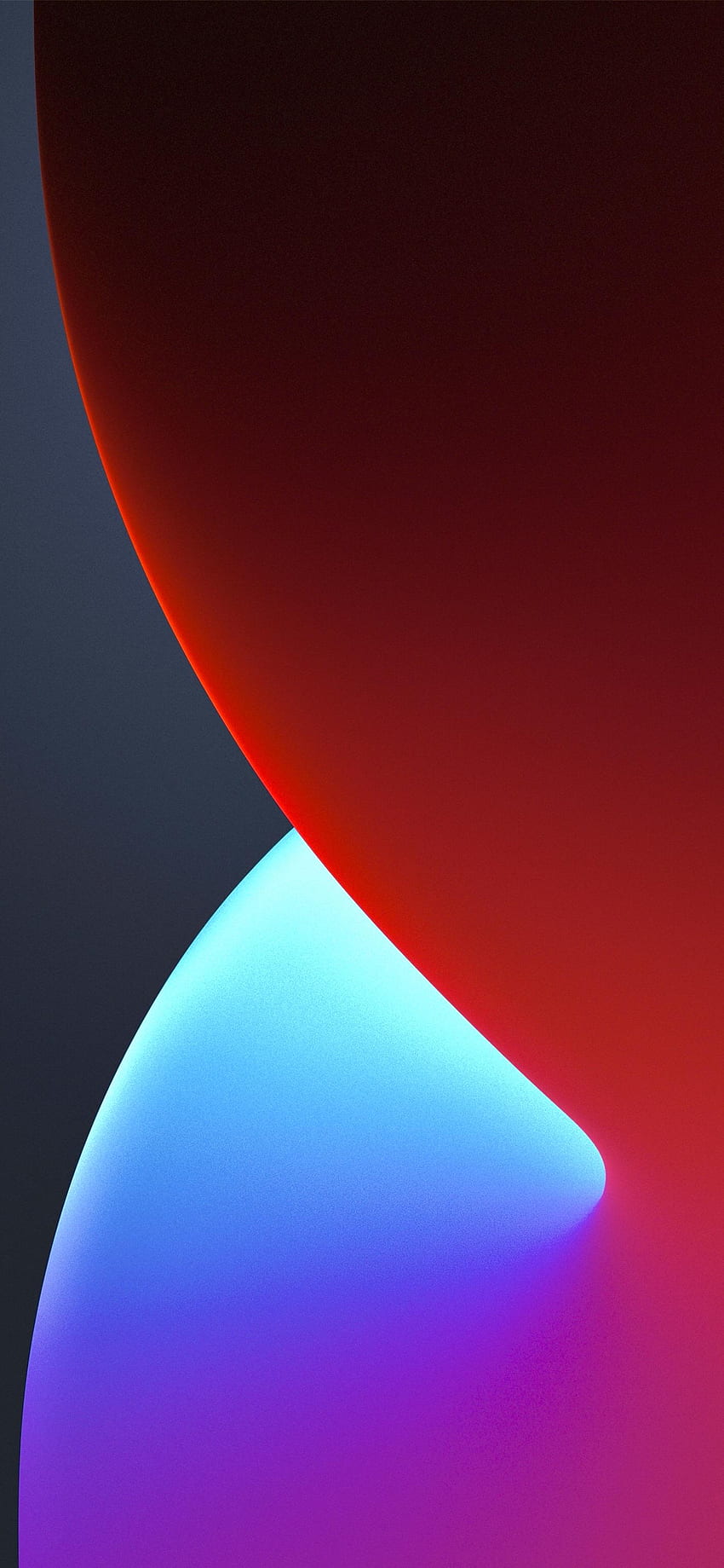 I touched up iOS 14's dark mode background to make it more vibrant: ios HD phone wallpaper