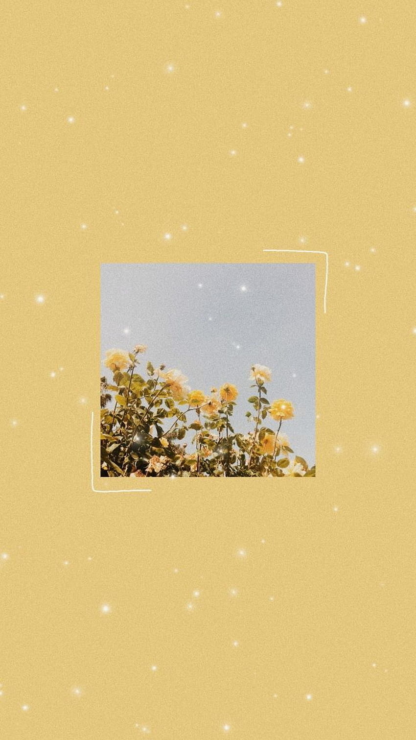 emur (´▽｀) on. pinwheel. Painting , iPhone tumblr aesthetic, Cute tumblr, Soft Yellow Aesthetic HD phone wallpaper