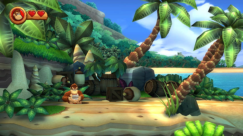Donkey Kong Arkaplanı, Donkey Kong 3D HD duvar kağıdı