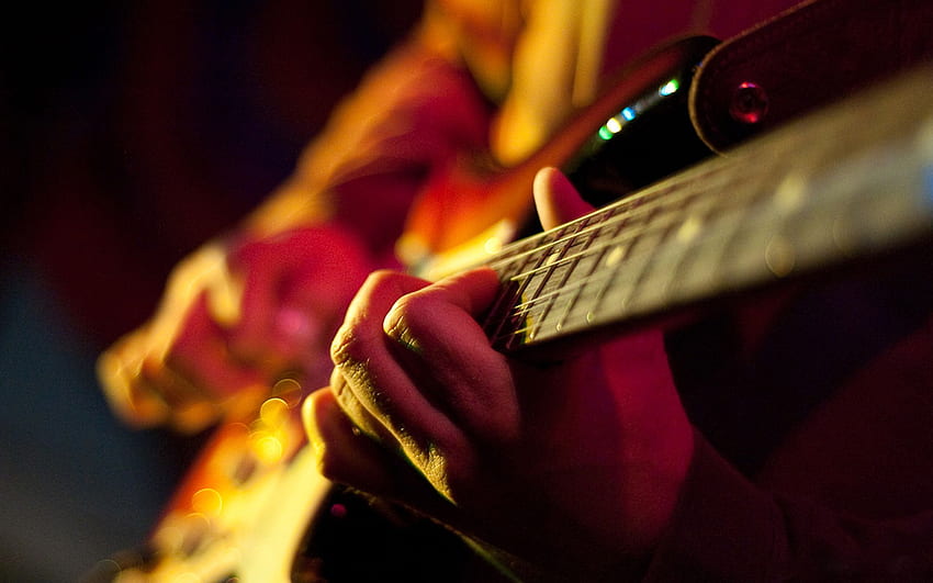 Gitarre, Gitarrist HD-Hintergrundbild