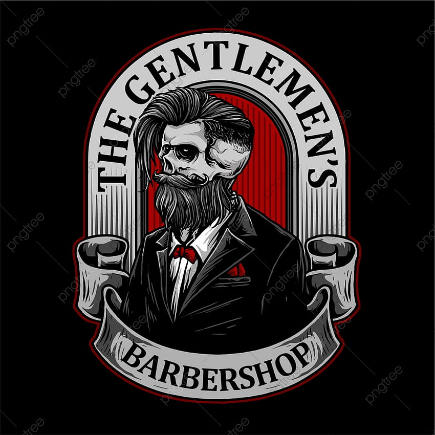 Barber Skull PNG . Vector and PSD Files. on Pngtree, Barber Logo HD phone wallpaper