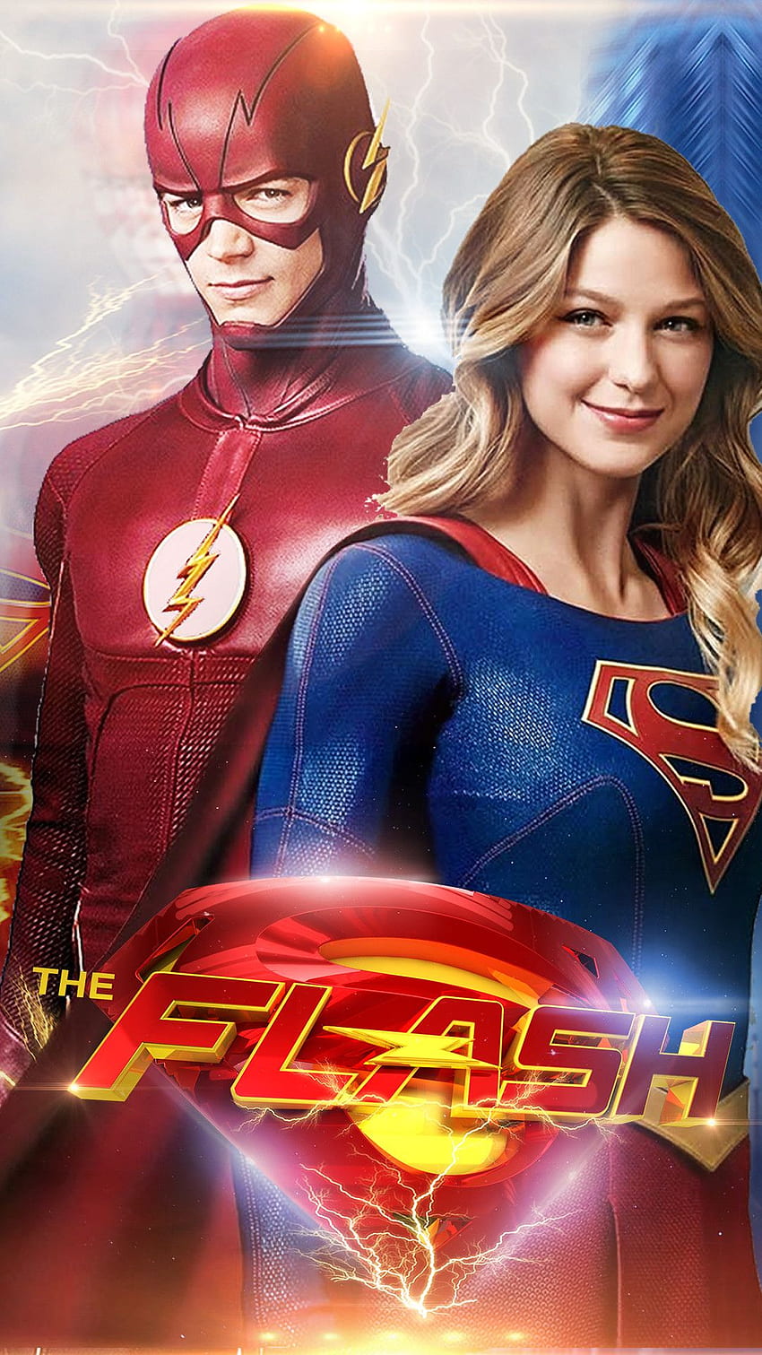 The Flash for iPhone. Comic Book, Supergirl HD phone wallpaper