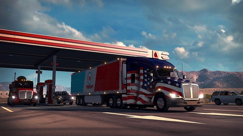 most beautiful american truck simulator . American truck simulator, Trucks, Truck driver HD wallpaper