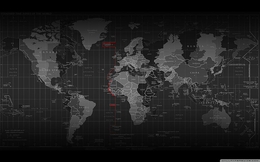 фонови часови зони - Карта на часовата зона Mobile с висока разделителна способност wi. Карта на света, Свят, Готина карта на света, 2560 X 1600 Стара карта на света HD тапет