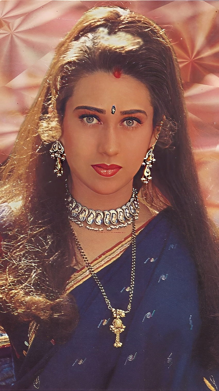 Karishma Kapoor, bollywood oyuncusu, vintage HD telefon duvar kağıdı