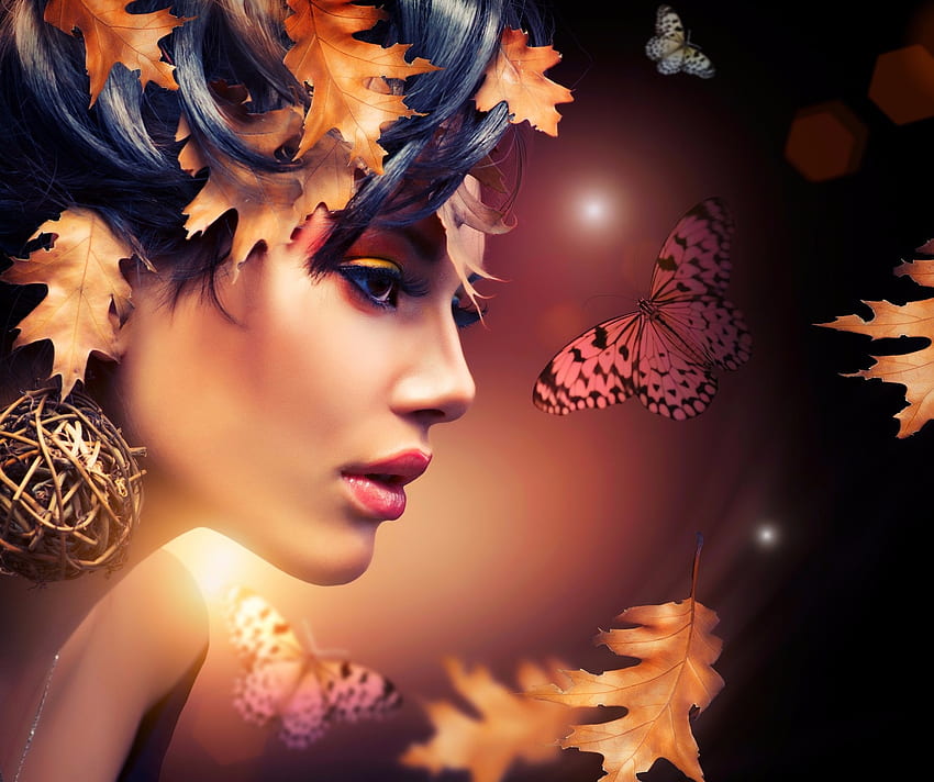 秋の季節, モデル, 季節, 人, 秋, 女性 高画質の壁紙