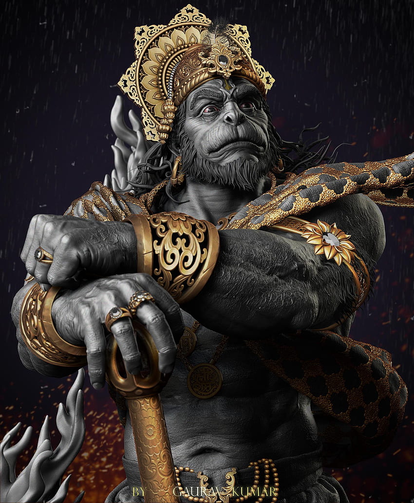 Bajrang Bali 3D, Angry Hanuman HD phone wallpaper | Pxfuel