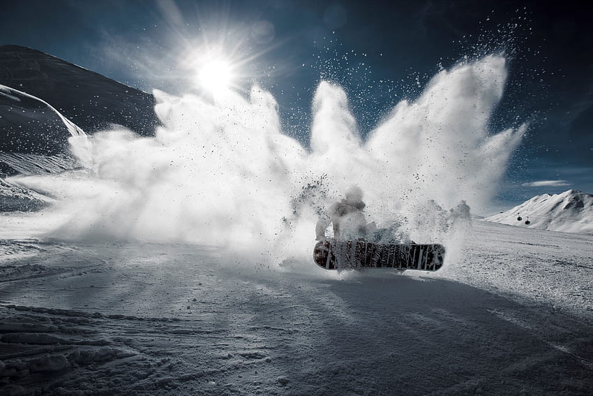 Sports, Snow, Mountain, Snowboard, Snowboarder HD wallpaper