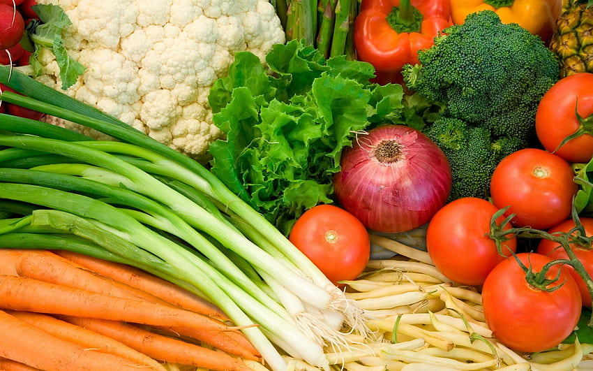 Vegetables, Abstract, Tomatoes, Onions, , Carrots HD wallpaper