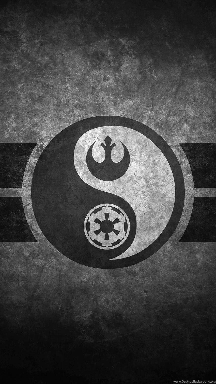 Yin Yang iPhone 4 - Jedi Symbol - - HD phone wallpaper