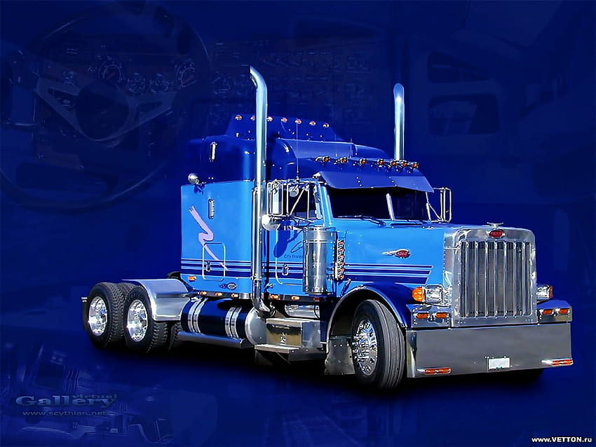 Trucks, Truck, Blue . Best background, Trailer Truck HD wallpaper