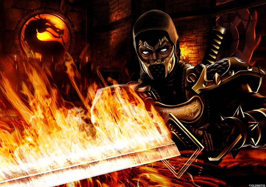Kombat Deception Scorpion, Mortal Kombat Deception HD wallpaper
