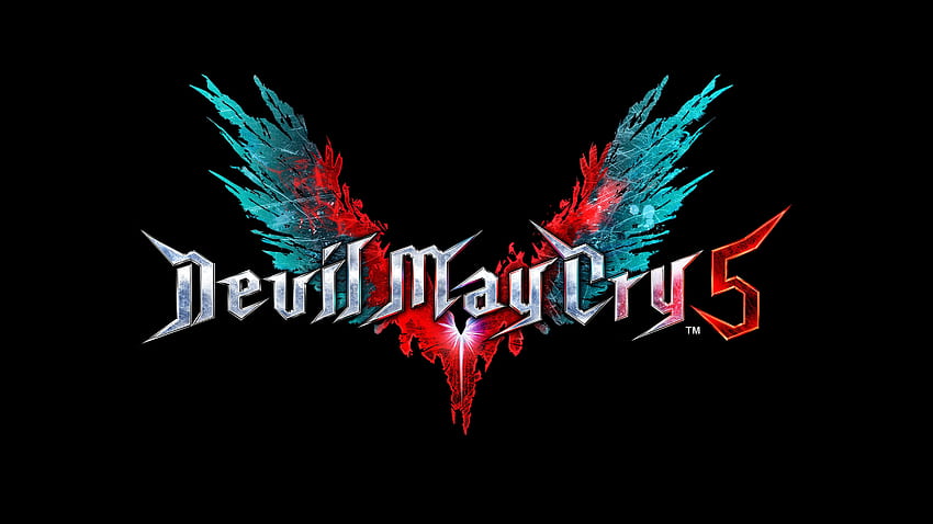 Hi, someone have the with this V symbol but without the DEVIL MAY CRY 5 in front of it? : DevilMayCry, Devil May Cry Logo HD wallpaper