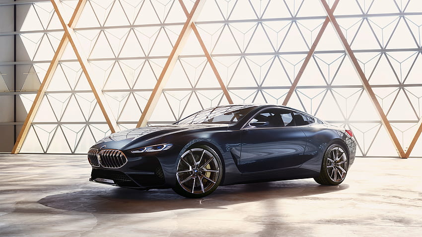 Auto show, 2018, BMW concept 8 series, car HD wallpaper