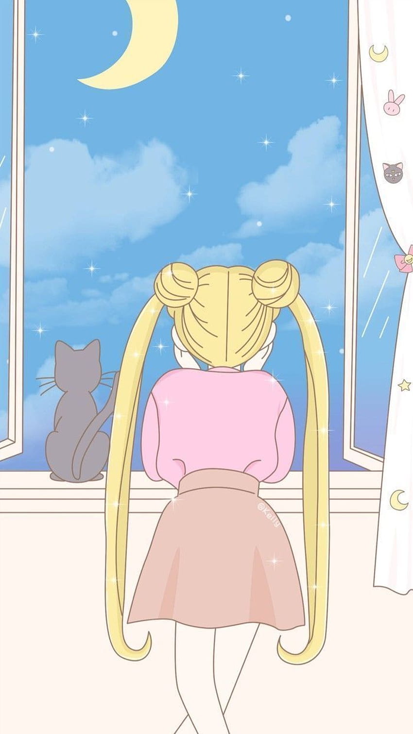 Sailor Moon Tumblr, Estética Sailor Moon fondo de pantalla del teléfono