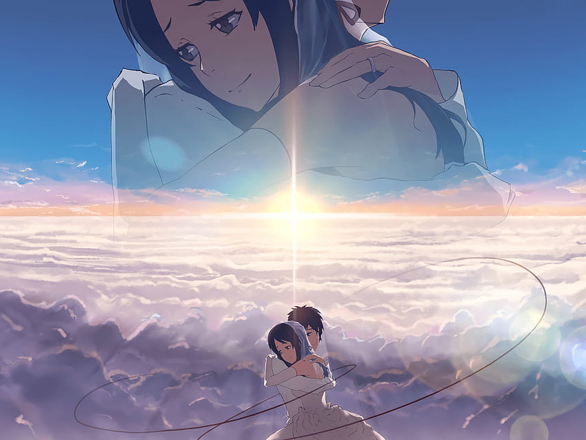 Anime Your Name. Mitsuha Miyamizu Taki Tachibana Kimi No Na Wa. Wallpaper