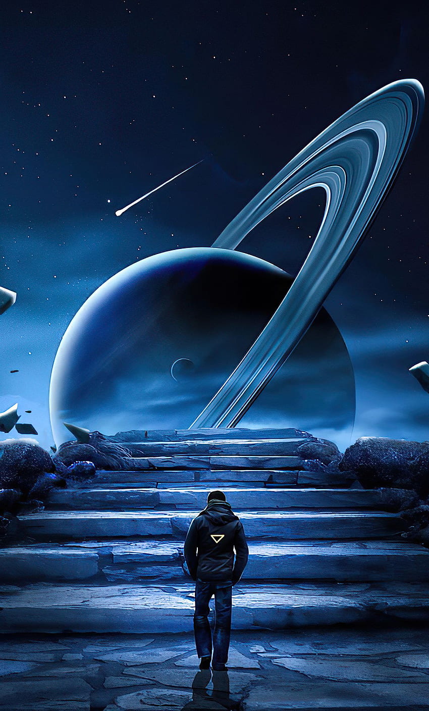 Mission On Saturn iPhone , , Background, and HD phone wallpaper