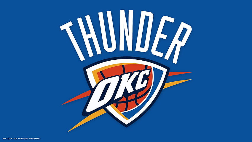 Оклахома Сити Тъндър НБА баскетболен отбор широк екран HD тапет