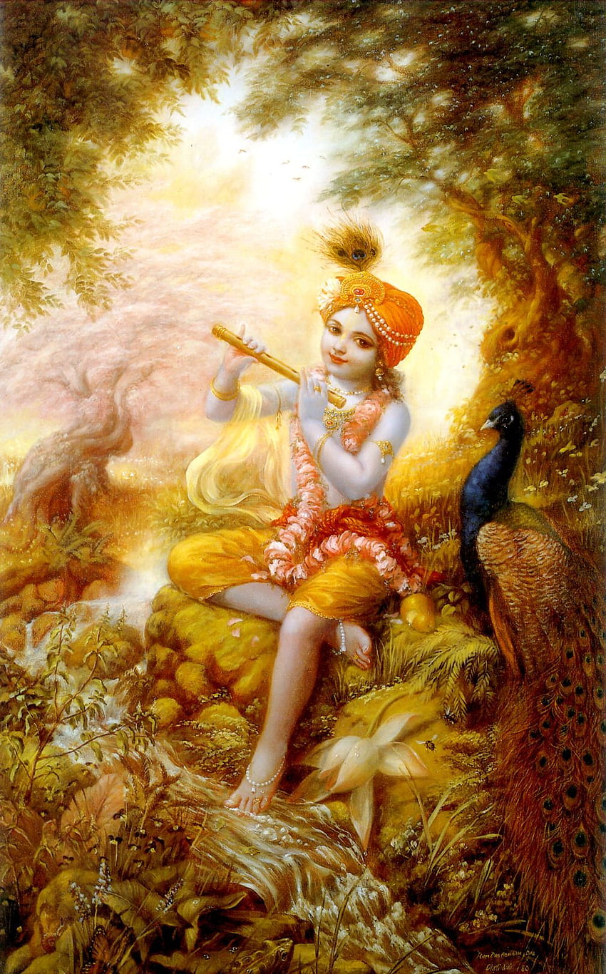 Jai Shri Krishna, Krishna Art HD phone wallpaper