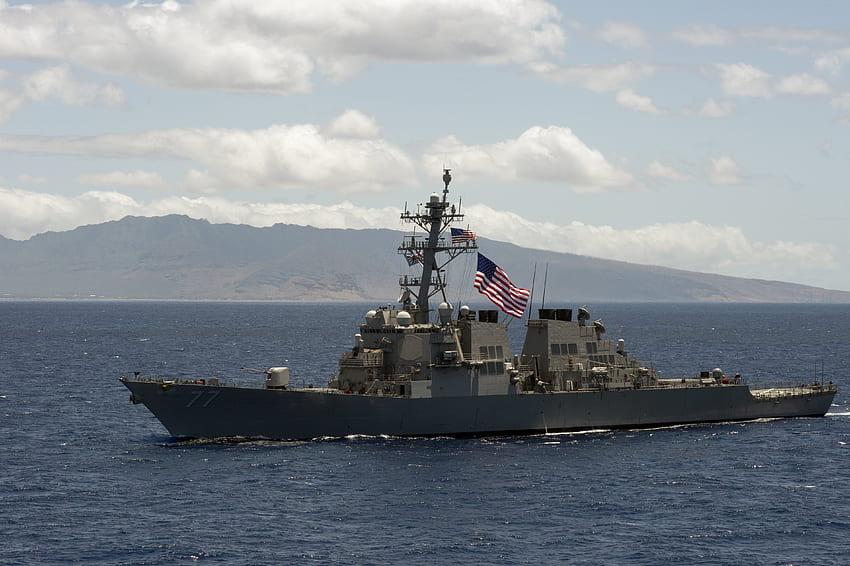 px 알레이 버크 급 구축함 미국 해군 전쟁 고품질, 고화질 HD 월페이퍼