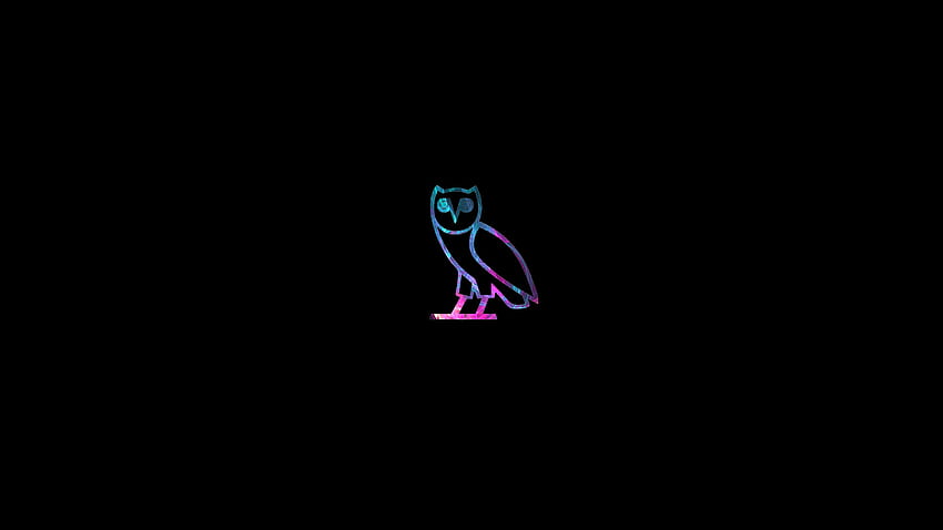 Drake Owl Black Background, Drake OVO HD wallpaper