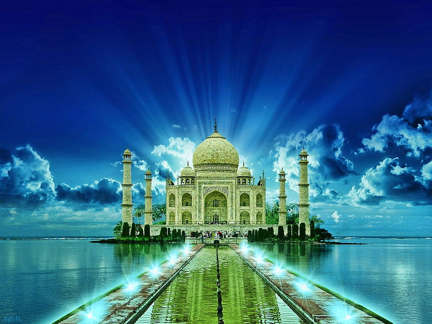 Taj Mahal: Monumento Del Santuario Romántico. Taj mahal, Taj mahal india, Excursiones de un día, Lugar Turístico fondo de pantalla