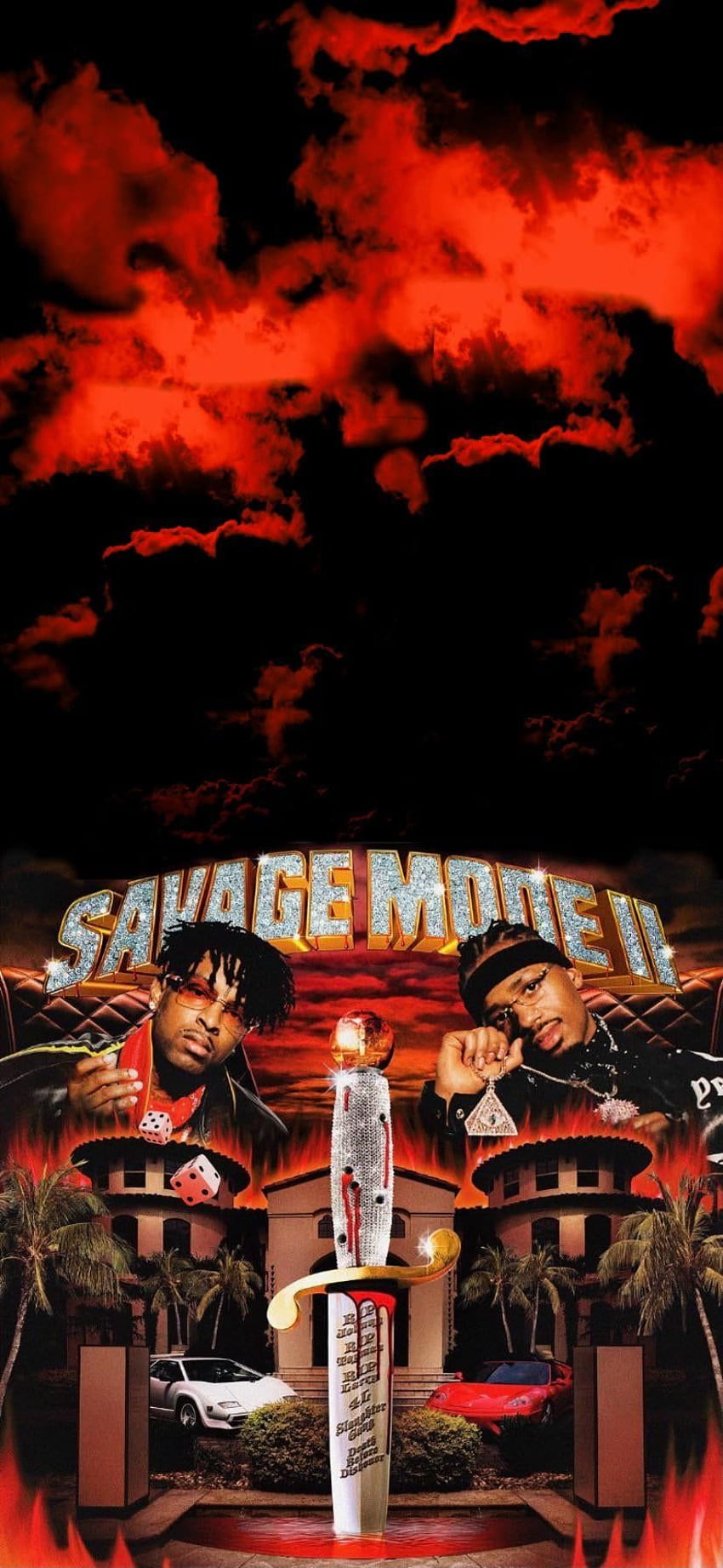 SAVAGE MODE II iPhone 21 Savage Metro Boomin : hip-hop Fond d'écran de téléphone HD