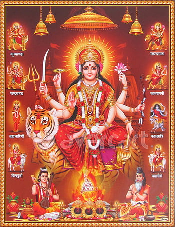 Angry Maa Durga Full Hd Wallpaper  Durga maa Durga Maa durga image