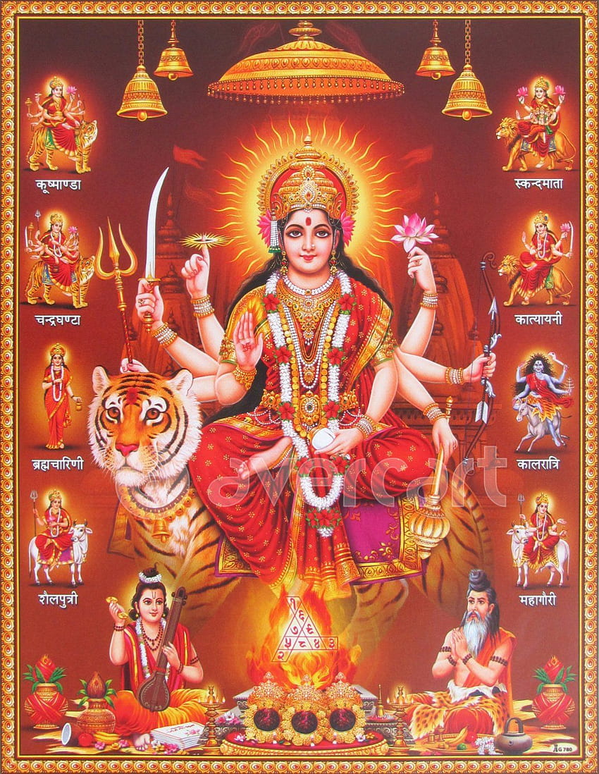Nav Durga Ji HD-Handy-Hintergrundbild