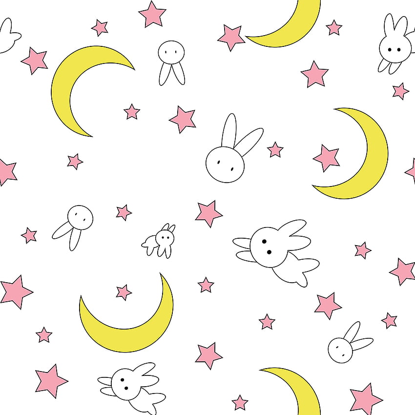 Sailor Moon pattern HD phone wallpaper