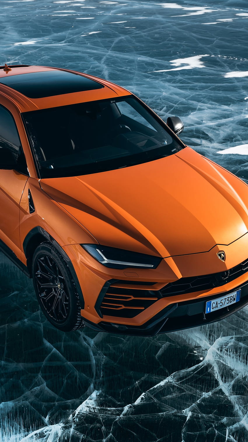 Lamborghini Urus, Naranja fondo de pantalla del teléfono | Pxfuel
