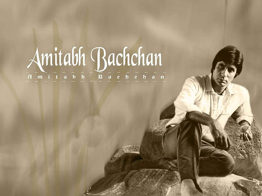 Amitabh Bachchan Black And White HD wallpaper