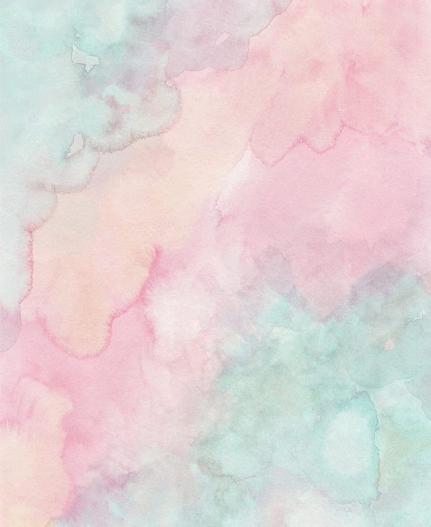 Impression Aquarelle Pastel Estampes Pastel Vert Menthe Et Rose. Etsy en 2020. Fond pastel, pastel esthétique, impression d'art rose, rose et bleu sarcelle Fond d'écran de téléphone HD