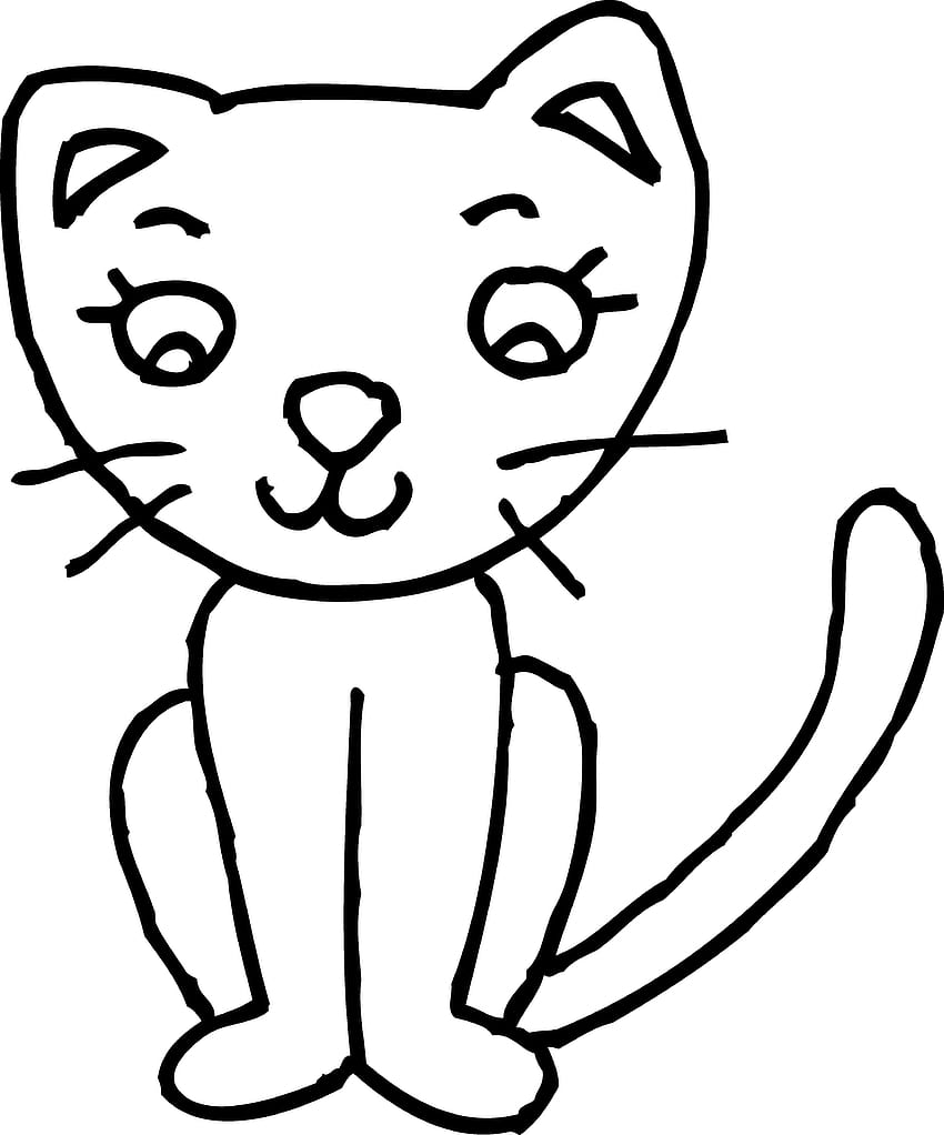 할로윈 고양이 클립 아트 검정 흰색 인쇄 가능. HD 전화 배경 화면