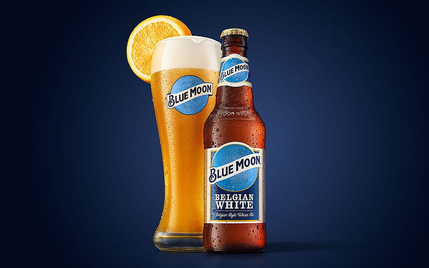 Cerveza luna azul fondo de pantalla