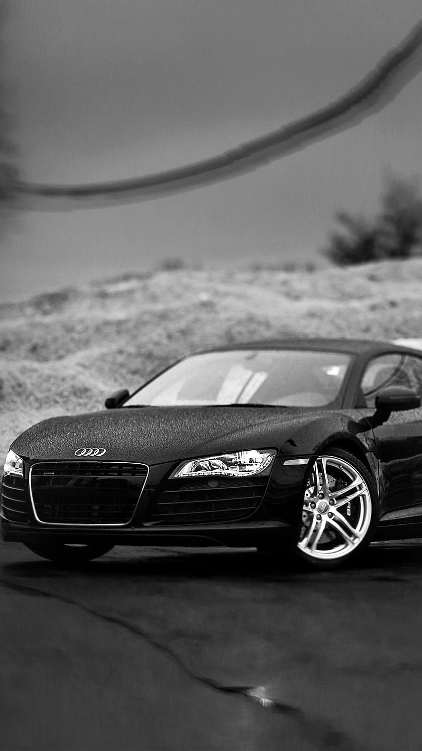 El mejor : Car Dark, Black Audi Car fondo de pantalla del teléfono