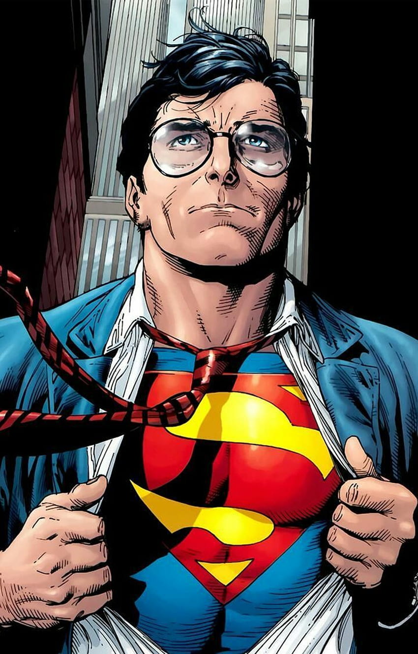 Superman für Android - Superman Clark Kent Comic HD-Handy-Hintergrundbild