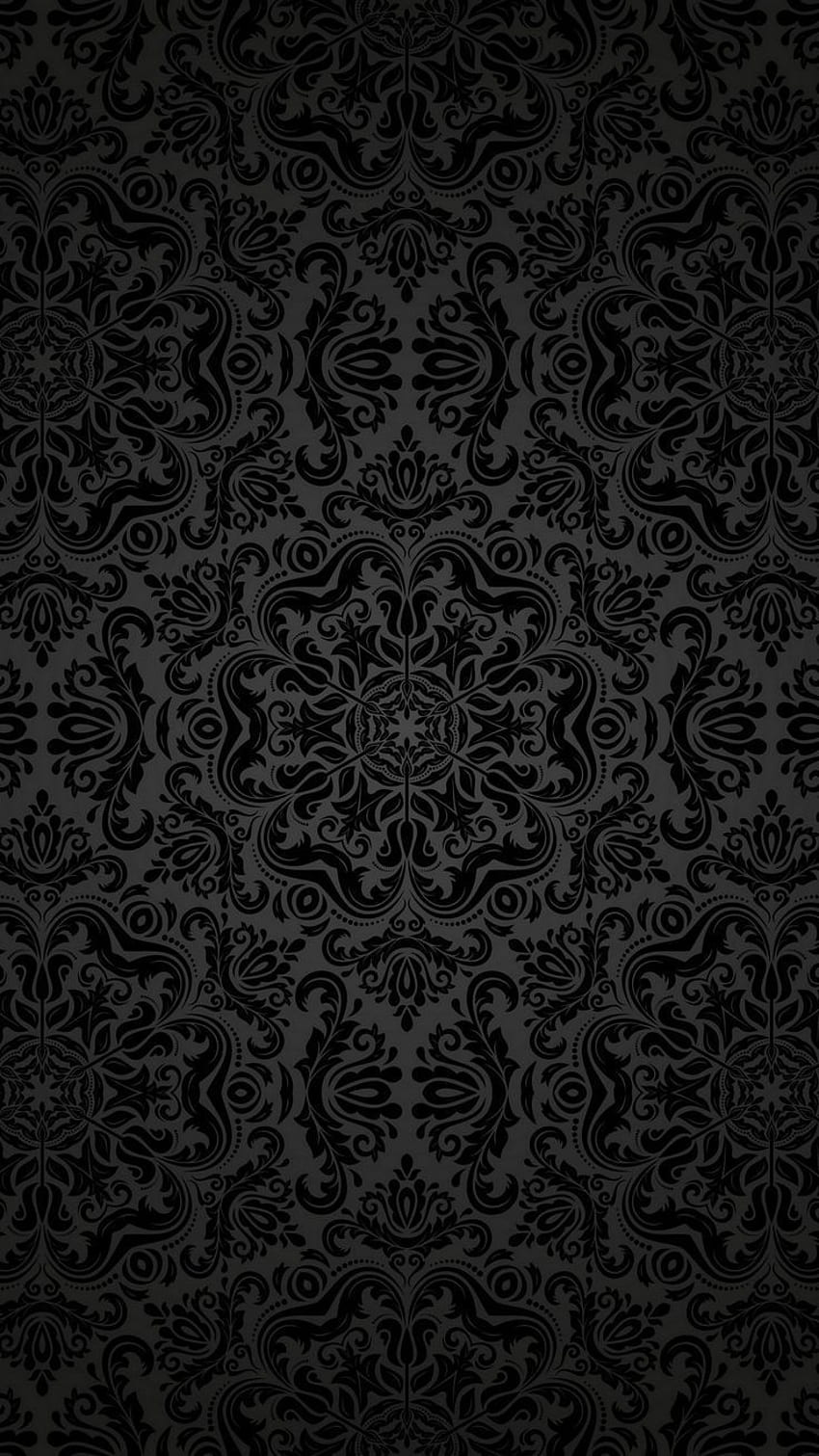beautiful . mandala:: the perfect black, Mandala Dark HD phone wallpaper